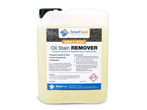 Oil Remover for Tarmac & Asphalt  (5 Litre) - Biologically degrades oil stains; easy to use
