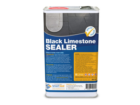 BLACK LIMESTONE SEALER - Transforms, Re-Colours, Seals Tired SLATE & LIMESTONE Highly Effective & Durable
