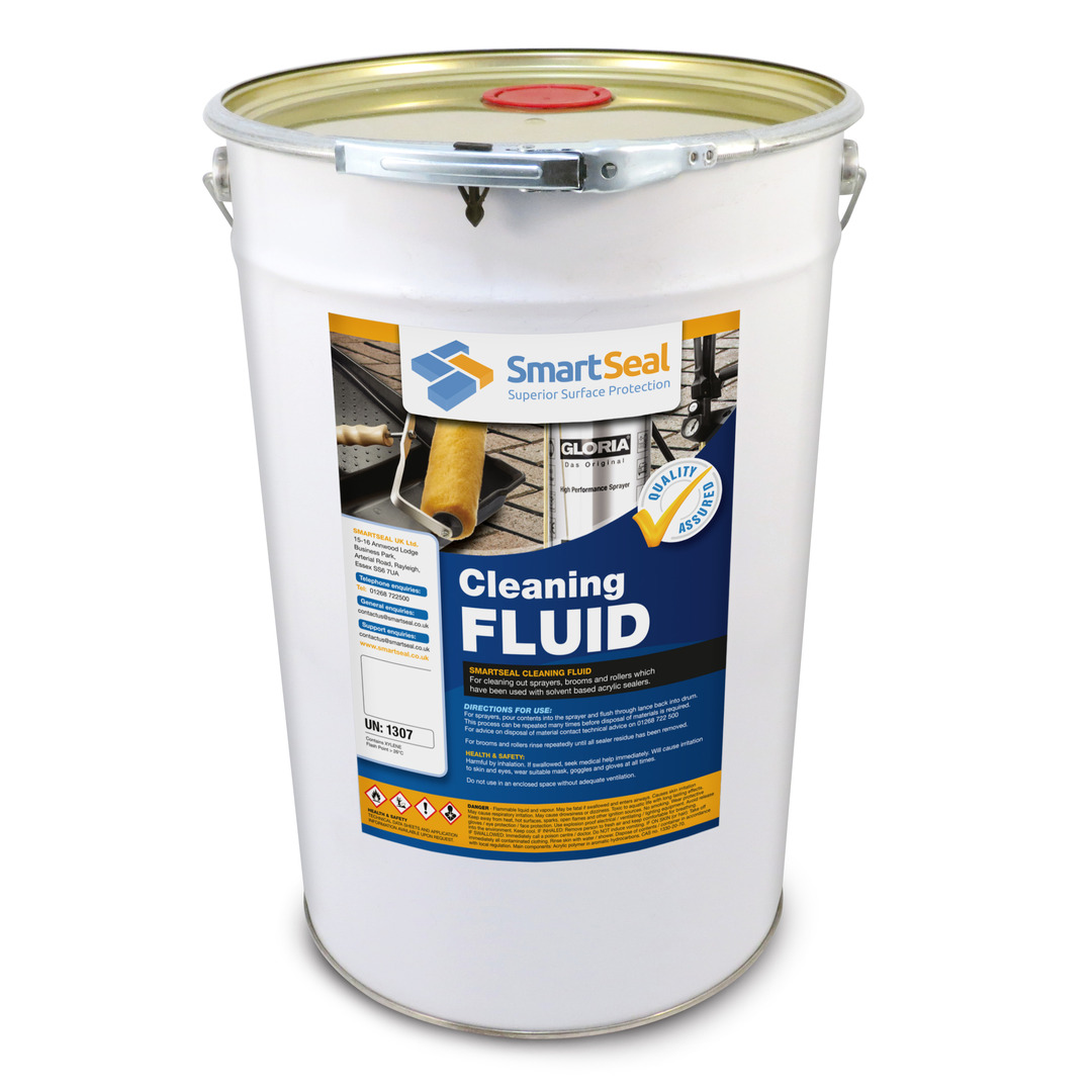 Cleaning Fluid to Flush Solvent Based Sealer Residue from Sprayers