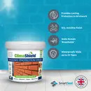 Masonry Protection Cream - Brick Waterproofer & Sealer. Dry, Invisible Finish; Breathable; 25 Year Protection 