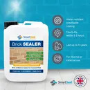 BRICK / MASONRY Sealer - Highly Water Resistant, 'DRY' Finish, Impregnating & Breathable