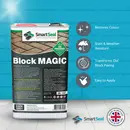 'BLOCK MAGIC' Sealer DARK GREY Re-colour Old Block Paving - ALWAYS Clean 1st with Xtreme Cleaner & Apply 2nd coat of Sealer