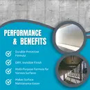 PREMIUM Concrete Sealer- 'Dry' Invisible Finish, Stain Resistant, 'Breathable' & Impregnating' Food Safe & Easy to Appy