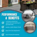 Porcelain Sealer - One-coat, easy application, stain & scratch resistant, 100% breathable