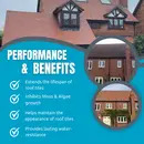 ROOF TILE SEALER - Highly Protective, Impregnating & Breathable Protects from MOSS, ALGAE & WATER Ingress