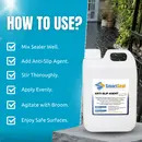 ANTI SLIP ADDITIVE (500g) use with Solvent Based Sealers (keep stirring reguarly with broom during application)