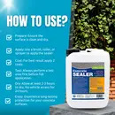 PREMIUM Concrete Sealer- 'Dry' Invisible Finish, Stain Resistant, 'Breathable' & Impregnating' Food Safe & Easy to Appy
