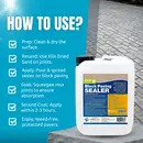 Solvent Free Block Paving Sealer  (Eco Friendly) - Available in 5 & 25 Litre containers - No Smell or Fumes.