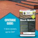 'BLOCK MAGIC' Sealer RED - Re-colour Old Block Paving - ALWAYS Clean 1st with Xtreme Cleaner & Apply 2nd coat of Sealer