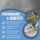 GREEN CLEAR - POWERFUL Green Growth & Algae Remover - Safe & Easy to Use - DRIVES - ROOFS - PATIOS - TARMAC