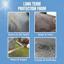 Tarmac Restorer - BLACK (Sample, 5 & 20 L) High quality Tarmac sealer replaces lost resin & colour; easy to apply