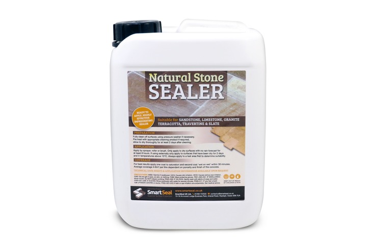 Natural Stone Sealer 'DRY' Finish - High Quality, Impregnating, Durable Sealer for Sandstone, Limestone, Slate, Granite & more